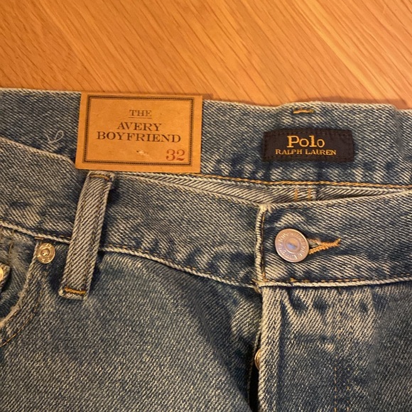 Polo Ralph Lauren Multi Colored Label Tap Avery Boyfriend Jeans - Picture 6 of 11